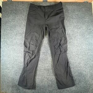 REI Co Op Screeline Hybrid Pants Womens 32x31 Black Nylon Stretch Straight Leg